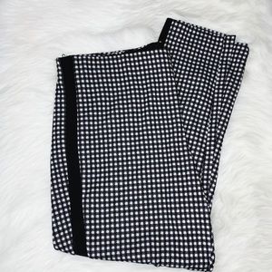 NWT Michael Kors Black White Skinny Pants